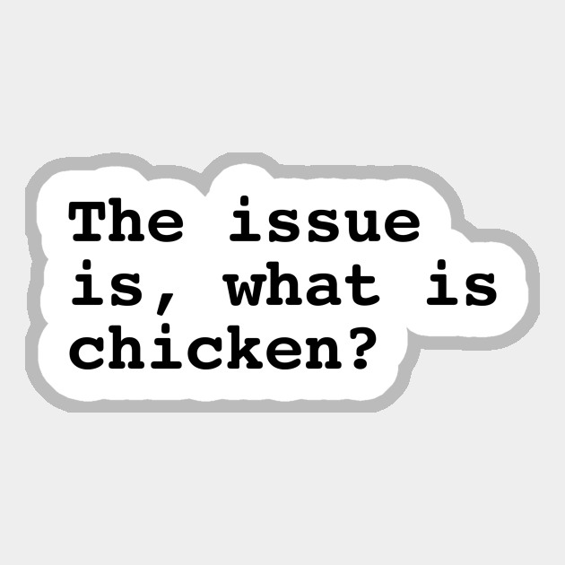 What is chicken Sticker by ampp